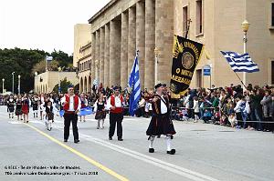 128- Rhodes- Defile Dodecanese grec